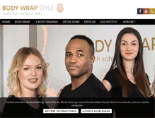 Tablet Screenshot of bodywrapstyle.ch